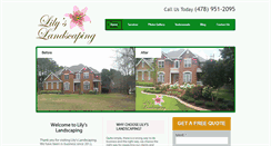 Desktop Screenshot of lilyslandscaping.com